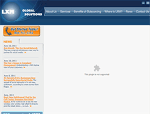 Tablet Screenshot of lxmglobalsolutions.com
